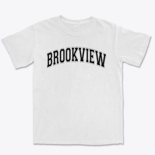 Brookview Elementary School Varsity Arch Premium Heavyweight T-shirt