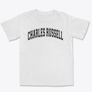 Charles Russell Elementary School Varsity Arch Premium Heavyweight T-shirt