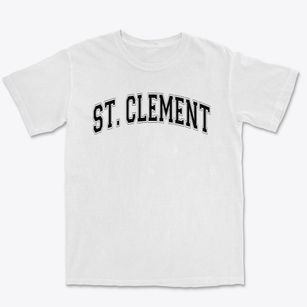 Saint Clement School Varsity Arch Premium Heavyweight T-shirt