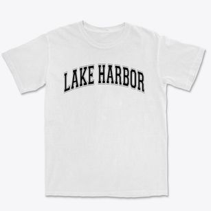 Lake Harbor Middle School Varsity Arch Premium Heavyweight T-shirt