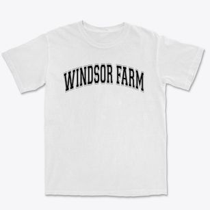 Windsor Farm Elementary School Varsity Arch Premium Heavyweight T-shirt