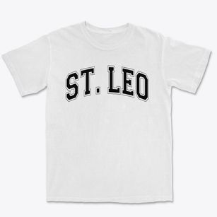 Saint Leo School Varsity Arch Premium Heavyweight T-shirt