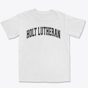 Holt Lutheran Schools Varsity Arch Premium Heavyweight T-shirt