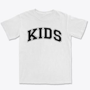 Kids Expectation School Varsity Arch Premium Heavyweight T-shirt
