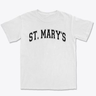 St Mary's Of Redford Parish Varsity Arch Premium Heavyweight T-shirt