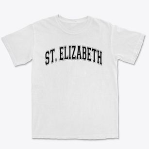 St. Elizabeth Catholic Community Varsity Arch Premium Heavyweight T-shirt