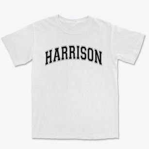 Harrison Middle School Varsity Arch Premium Heavyweight T-shirt