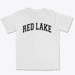 Red Lake Elementary School Varsity Arch Premium Heavyweight T-shirt