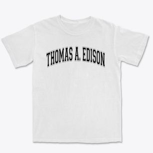 Thomas A. Edison Techincal And Vocational High School Varsity Arch Premium Heavyweight T-shirt