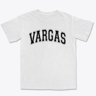 Vargas Elementary School Varsity Arch Premium Heavyweight T-shirt