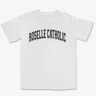 Roselle Catholic High School Varsity Arch Premium Heavyweight T-shirt