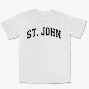 St John The Evangelist Parish Varsity Arch Premium Heavyweight T-shirt