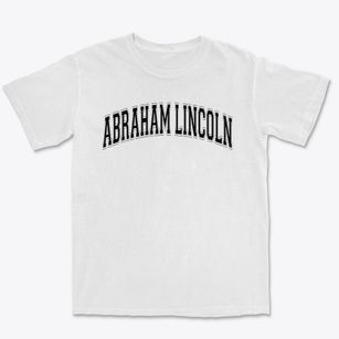 Abraham Lincoln Middle School Varsity Arch Premium Heavyweight T-shirt