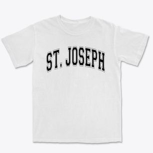 St Joseph Parish Varsity Arch Premium Heavyweight T-shirt