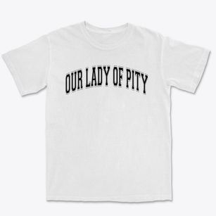 Our Lady Of Pity Parish Varsity Arch Premium Heavyweight T-shirt