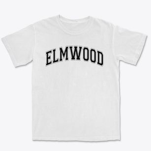 Elmwood Elementary School Varsity Arch Premium Heavyweight T-shirt