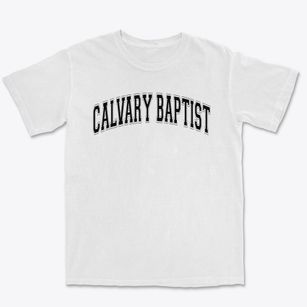 Calvary Baptist Day School Varsity Arch Premium Heavyweight T-shirt