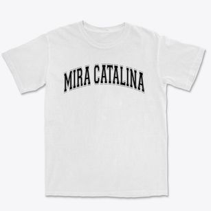 Mira Catalina Elementary School Varsity Arch Premium Heavyweight T-shirt