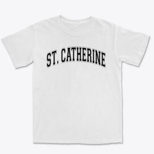 St. Catherine Of Siena Catholic School Varsity Arch Premium Heavyweight T-shirt