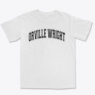 Orville Wright Elementary School Varsity Arch Premium Heavyweight T-shirt
