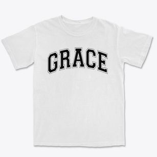 Grace Lutheran School Varsity Arch Premium Heavyweight T-shirt