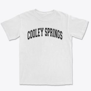 Cooley Springs Fingerville School Varsity Arch Premium Heavyweight T-shirt