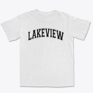 Lakeview Elementary School Varsity Arch Premium Heavyweight T-shirt
