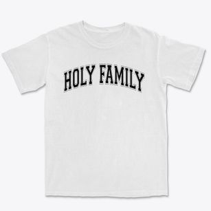 Holy Family Parish Varsity Arch Premium Heavyweight T-shirt