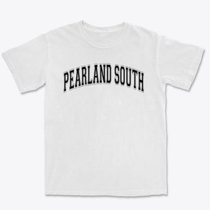 Pearland Junior High South Varsity Arch Premium Heavyweight T-shirt