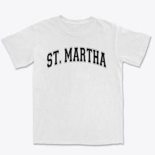 St Martha Parish Varsity Arch Premium Heavyweight T-shirt