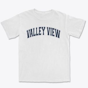 Valley View Elementary School Varsity Arch Premium Heavyweight T-shirt