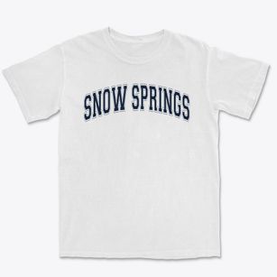 Snow Springs Elementary School Varsity Arch Premium Heavyweight T-shirt