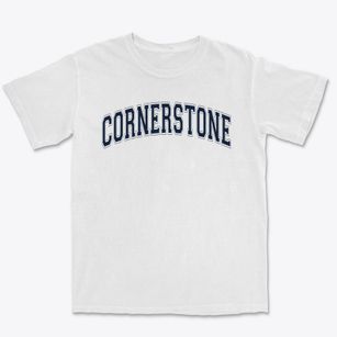 Cornerstone Christian School Varsity Arch Premium Heavyweight T-shirt