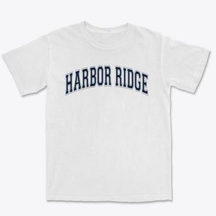 Harbor Ridge Middle School Varsity Arch Premium Heavyweight T-shirt