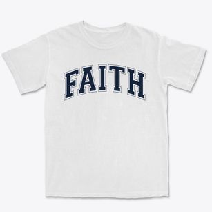 Faith Lutheran School Varsity Arch Premium Heavyweight T-shirt