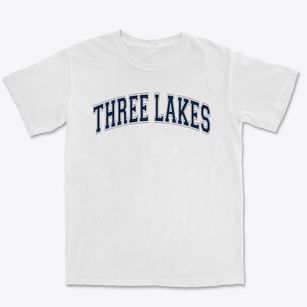 Three Lakes High School Varsity Arch Premium Heavyweight T-shirt