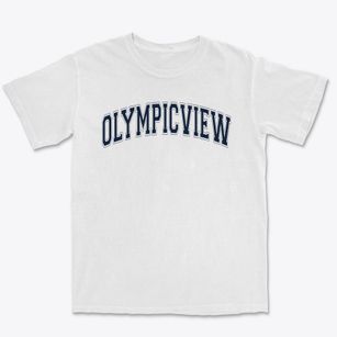 Olympicview Elementary School Varsity Arch Premium Heavyweight T-shirt