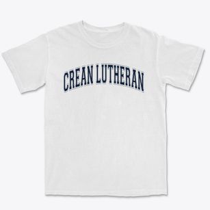Crean Lutheran High School Varsity Arch Premium Heavyweight T-shirt