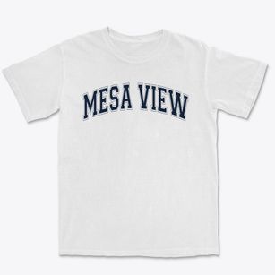 Mesa View Middle School Varsity Arch Premium Heavyweight T-shirt