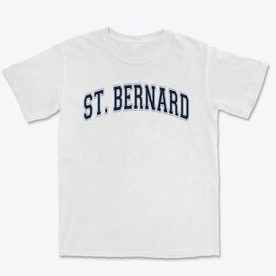 St Bernard Elementary School Varsity Arch Premium Heavyweight T-shirt