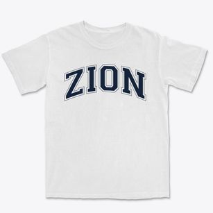 Zion Lutheran School Varsity Arch Premium Heavyweight T-shirt