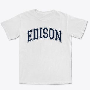 Edison Charter Academy Varsity Arch Premium Heavyweight T-shirt