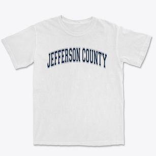 Jefferson County Open School Varsity Arch Premium Heavyweight T-shirt