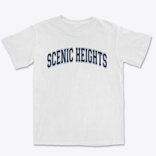 Scenic Heights Elementary School Varsity Arch Premium Heavyweight T-shirt