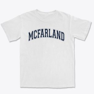 Mcfarland Park Center Varsity Arch Premium Heavyweight T-shirt