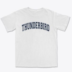 Thunderbird High School Varsity Arch Premium Heavyweight T-shirt