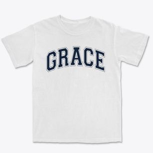 Grace Bible Christian School Varsity Arch Premium Heavyweight T-shirt