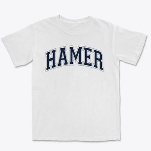 Hamer Elementary School Varsity Arch Premium Heavyweight T-shirt