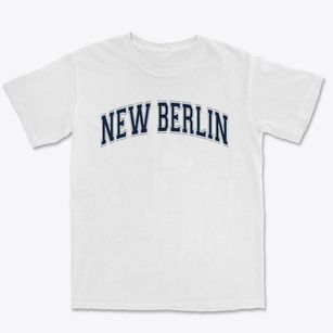 New Berlin High School Varsity Arch Premium Heavyweight T-shirt