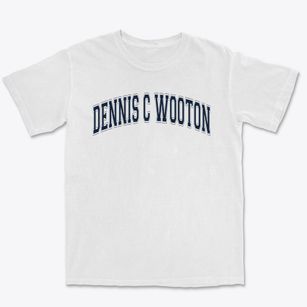 Dennis C Wooton Elementary School Varsity Arch Premium Heavyweight T-shirt